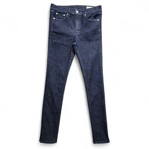 Rag & Bone High Rise‎ Skinny Jeans Womens Size 28 Blue Dark Wash Stretch Denim